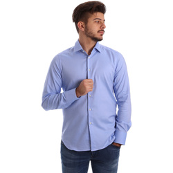 Vêtements Homme Chemises manches longues Gmf 962103/04 Bleu