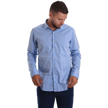 Vêtements Homme Chemises manches longues Gmf 971208/03 Bleu