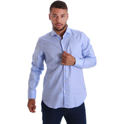 Vêtements Homme Chemises manches longues Gmf 971103/03 Bleu
