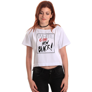 Vêtements Femme T-shirts manches courtes Fornarina SE175L28JG0709 Blanc