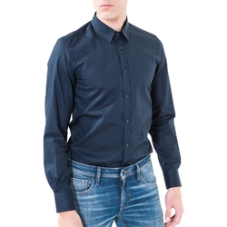 Vêtements Homme Chemises manches longues Antony Morato MMSL00362 FA400042 Bleu