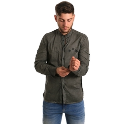 Vêtements Homme Chemises manches longues Antony Morato MMSL00452 FA400014 Vert