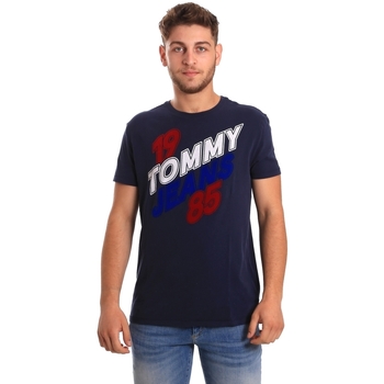 Vêtements Homme T-shirts manches courtes Tommy Hilfiger DM0DM03714 Bleu