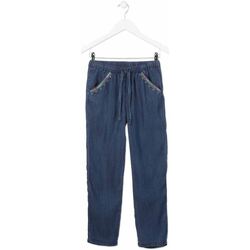 Vêtements Fille Jeans droit Losan 814-9005AB Bleu