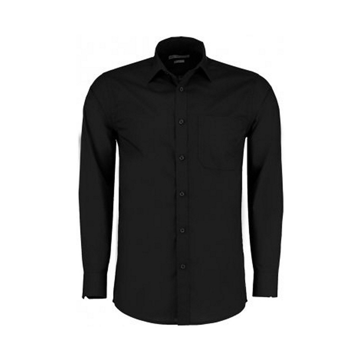 Vêtements Homme Chemises manches longues Kustom Kit K142 Noir