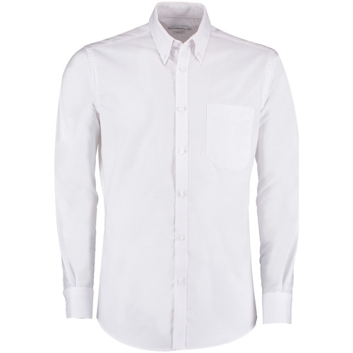 Vêtements Homme Chemises manches longues Kustom Kit KK182 Blanc