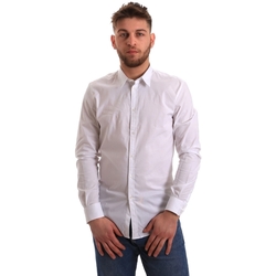 Vêtements Homme Chemises manches longues Gaudi 821BU45014 Blanc