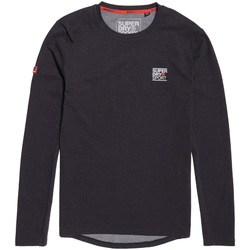 Vêtements Homme T-shirts manches longues Superdry MS3002RR Noir