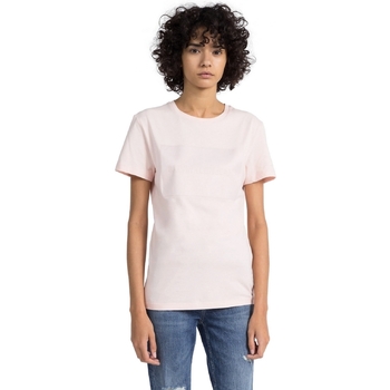Vêtements Femme T-shirts manches courtes Calvin Klein Jeans J20J207949 Rose