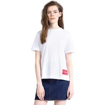 Vêtements Femme T-shirts & Polos Calvin Klein Jeans J20J207962 Blanc