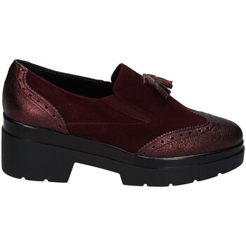 Chaussures Femme Mocassins Grace Kickers Shoes 2060 Rouge