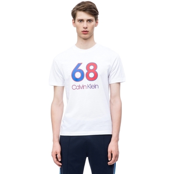 Vêtements Homme T-shirts manches courtes Calvin Klein Jeans K10K103017 Blanc
