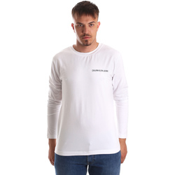 Vêtements Homme T-shirts manches longues Calvin Klein Jeans J30J310489 Blanc