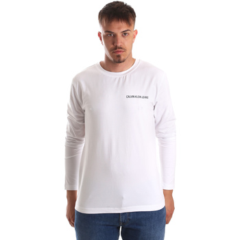 Vêtements Homme T-shirts & Polos Calvin Klein Jeans J30J310489 Blanc