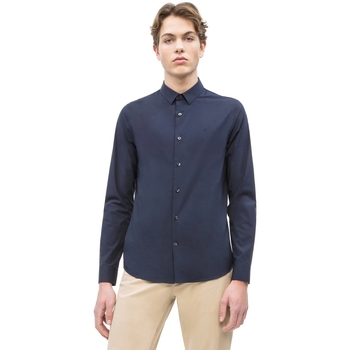 Vêtements Homme Chemises manches longues Calvin Klein Jeans J30J312439 Bleu