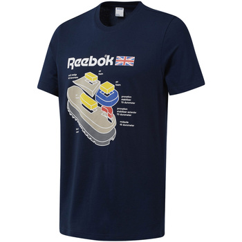 Vêtements Homme T-shirts manches courtes Reebok Sport DT9445 Bleu