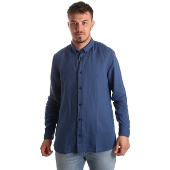 Vêtements Homme Chemises manches longues Antony Morato MMSL00530 FA400051 Bleu