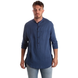 Vêtements Homme Chemises manches longues Antony Morato MMSL00531 FA400051 Bleu