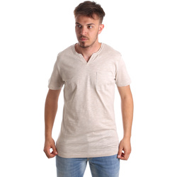 Vêtements Homme T-shirts manches courtes Antony Morato MMKS01487 FA100139 Beige