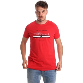 Vêtements Homme T-shirts manches courtes U.S Polo Assn. 51520 51655 Rouge