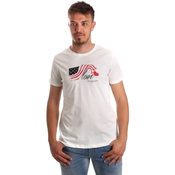 Vêtements Homme T-shirts manches courtes U.S Polo Assn. 51520 51655 Blanc