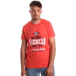 Vêtements Homme T-shirts manches courtes U.S Polo Assn. 52231 51331 Orange