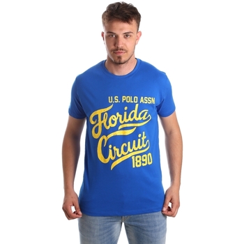 Vêtements Homme T-shirts manches courtes U.S Polo Assn. 49351 51340 Bleu