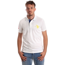 Polo Ralph Lauren T-shirt met spelerlogo en zak in marineblauw
