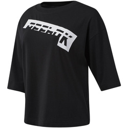 Vêtements Femme T-shirts manches courtes Reebok Sport DU4869 Noir