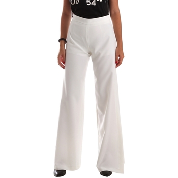 Vêtements Femme Pantalons fluides / Sarouels Fracomina FR19SP637 Blanc