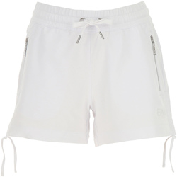 Vêtements Femme Shorts / Bermudas EMPORIO ARMANI APPLIQUÉD SWEATPANTS 3GTS52 TJ31Z Blanc