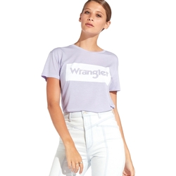 Vêtements Femme T-shirts manches courtes Wrangler W7016D Violet
