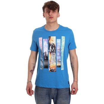 Vêtements Homme T-shirts manches courtes Gaudi 011BU64028 Bleu