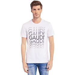 Vêtements Homme T-shirts manches courtes Gaudi 011BU64068 Blanc