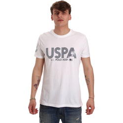Vêtements Homme logo-print polo-shirt Weiß U.S Polo Assn. 57197 49351 Blanc