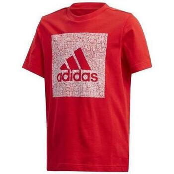 Vêtements Enfant T-shirts manches courtes adidas Originals FM4489 Rouge