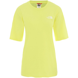 Vêtements Femme T-shirts manches courtes Nike logo-embroidered cotton T-shirt NF0A4CESVC51 Jaune