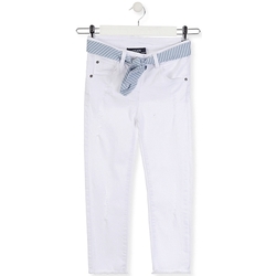 Vêtements Enfant Jeans slim Losan 014-9011AL Blanc
