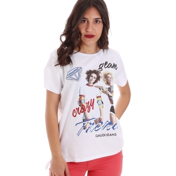 Vêtements Femme T-shirts manches courtes Gaudi 011BD64037 Blanc