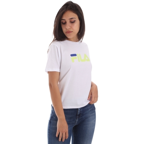Vêtements Fila 687614 Blanc - Vêtements T-shirts manches courtes Femme 22 
