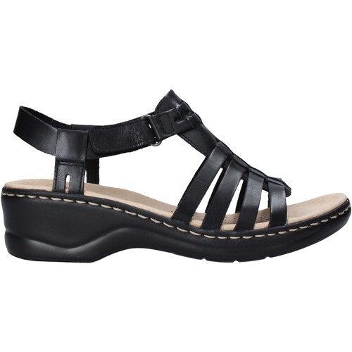 Femme Clarks 26139748 Noir - Chaussures Sandale Femme 48 