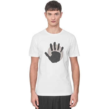 Vêtements Homme T-shirts manches courtes Antony Morato MMKS01765 FA100144 Blanc