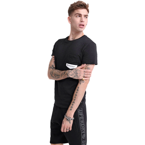 T-shirts Manches Courtes Superdry M1010020A Noir - Vêtements T-shirts manches courtes Homme 25 