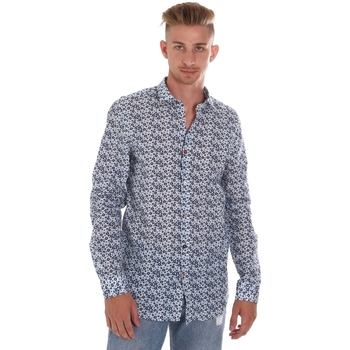Vêtements Homme Chemises manches longues Sseinse CE508SS Bleu