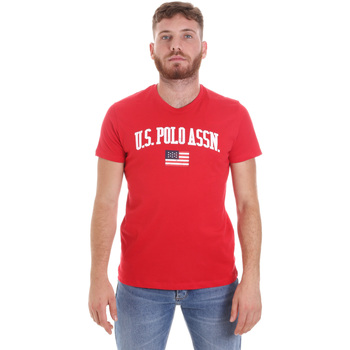 Vêtements Homme T-shirts manches courtes U.S Polo Assn. 57117 49351 Rouge