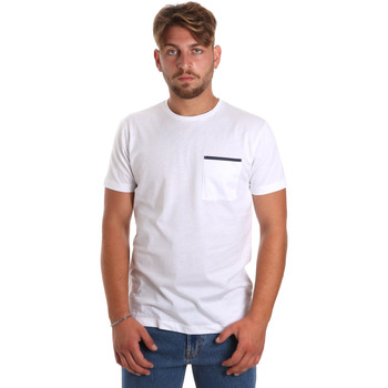 Vêtements Homme T-shirts manches courtes Antony Morato MMKS01798 FA100212 Blanc