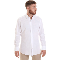 Vêtements Homme Chemises manches longues Les Copains 20P.689 P700SL Blanc