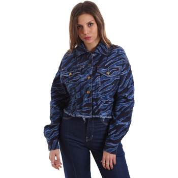Vêtements Femme Vestes en jean Versace C0HVB939AQC5Q904 Bleu