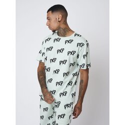 Vêtements Homme T-shirts manches courtes Project X Paris Taies doreillers / traversins Vert d'eau