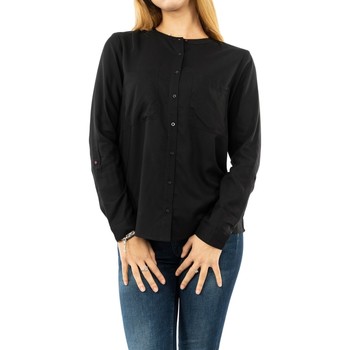 Vêtements Femme Chemises / Chemisiers Street One solid buttoned w pocket 10001 black noir